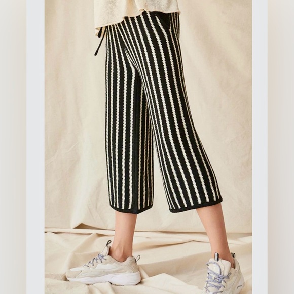 PROMESA Sunday Funday Striped Pocket Sweater Pants - Picture 1 of 5